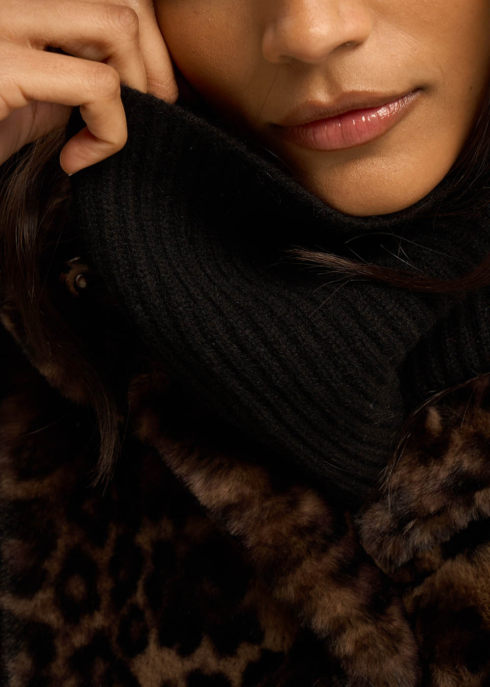 Tour de cou à cotes en cachemire - Sud Express - 2 - Sud Express