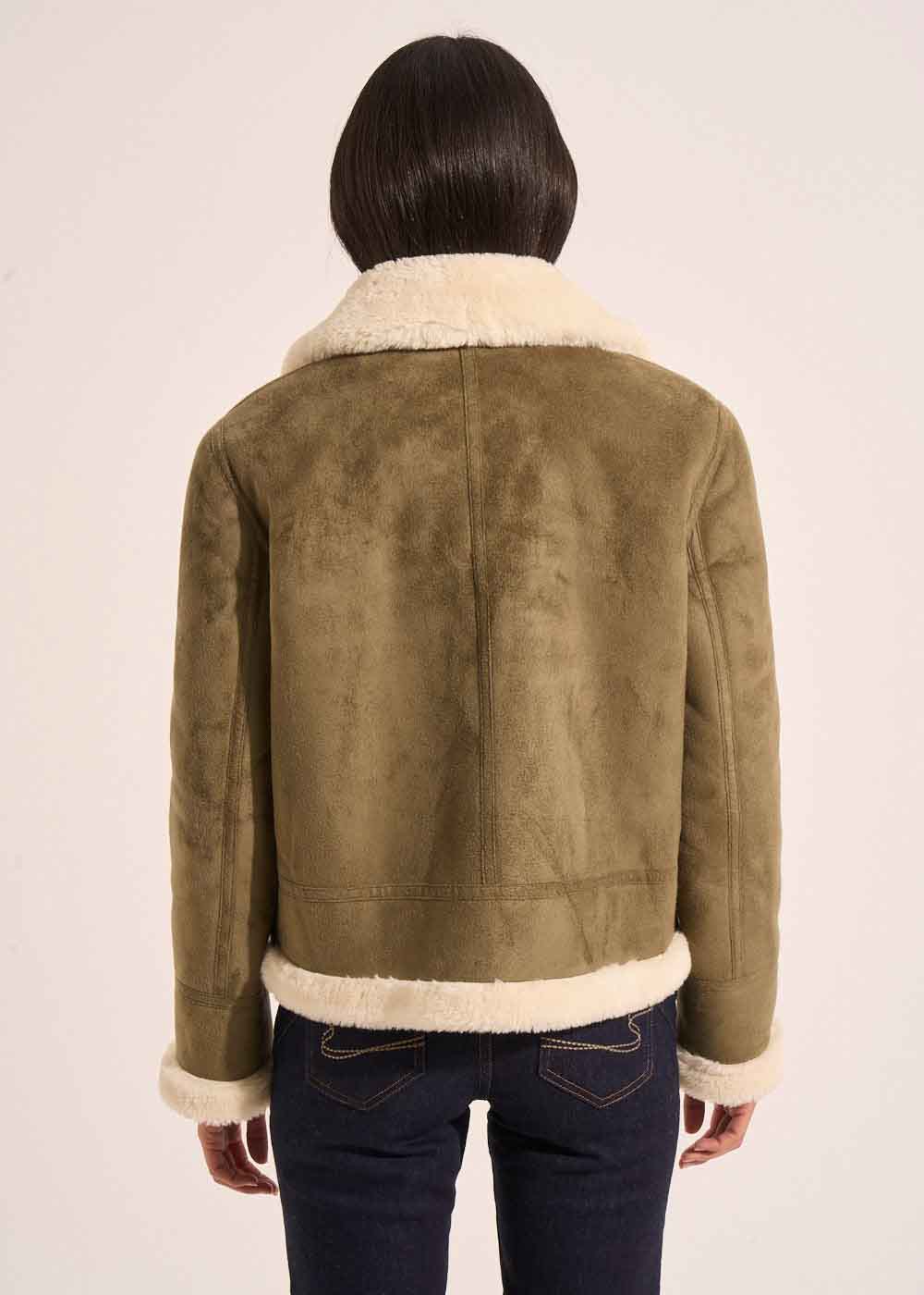 MALVINO Blouson en fausse peau lainée - 3 - Sud Express - Sud Express