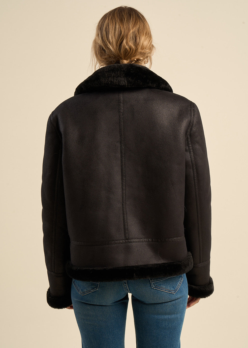 MALVINO Blouson en fausse peau lainée - 3 - Sud Express - Sud Express