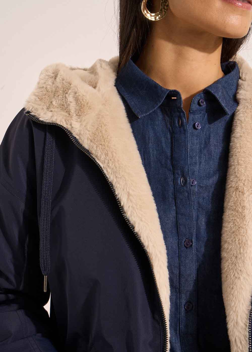 VABARIA Parka courte réversible - 2 - Sud Express - Sud Express