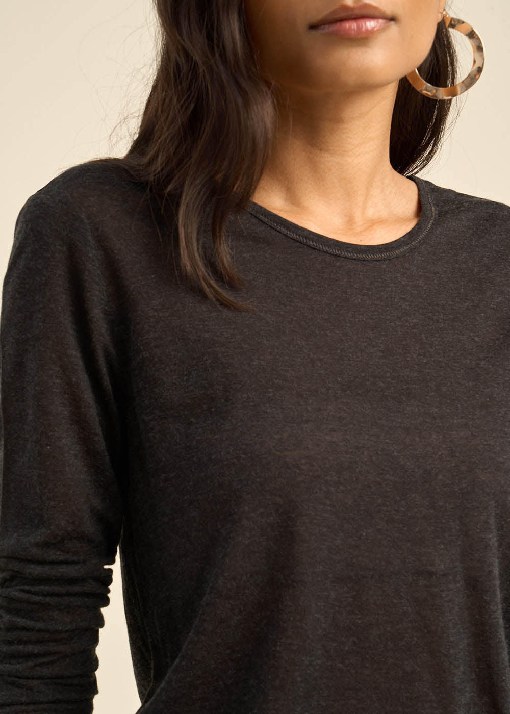 TURIANE Tee-shirt en voile de laine - 2 - Sud Express - Sud Express