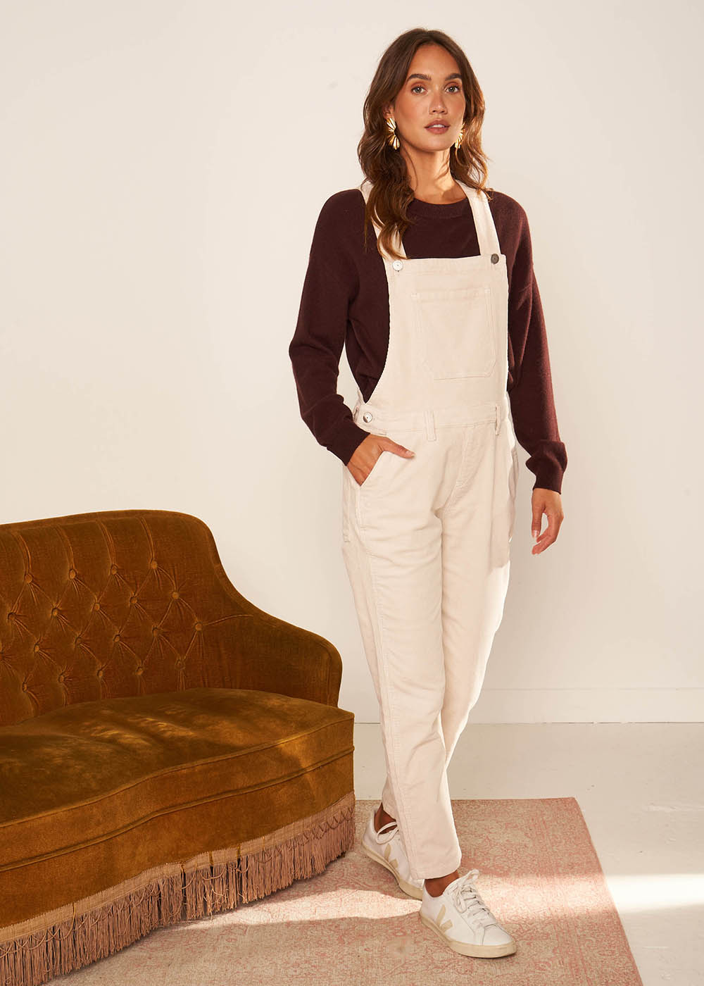 SARY Salopette en velours côtelé - 1 - Sud Express - Sud Express