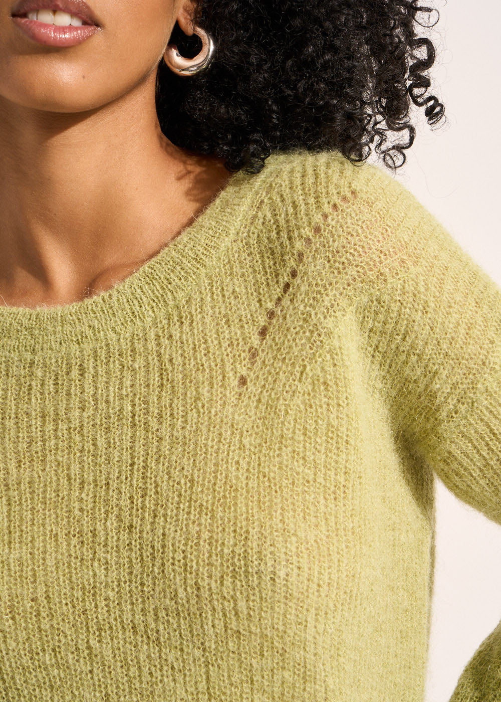 MONCOEURO Pull col rond à détails tricotés - 2 - Sud Express - Sud Express