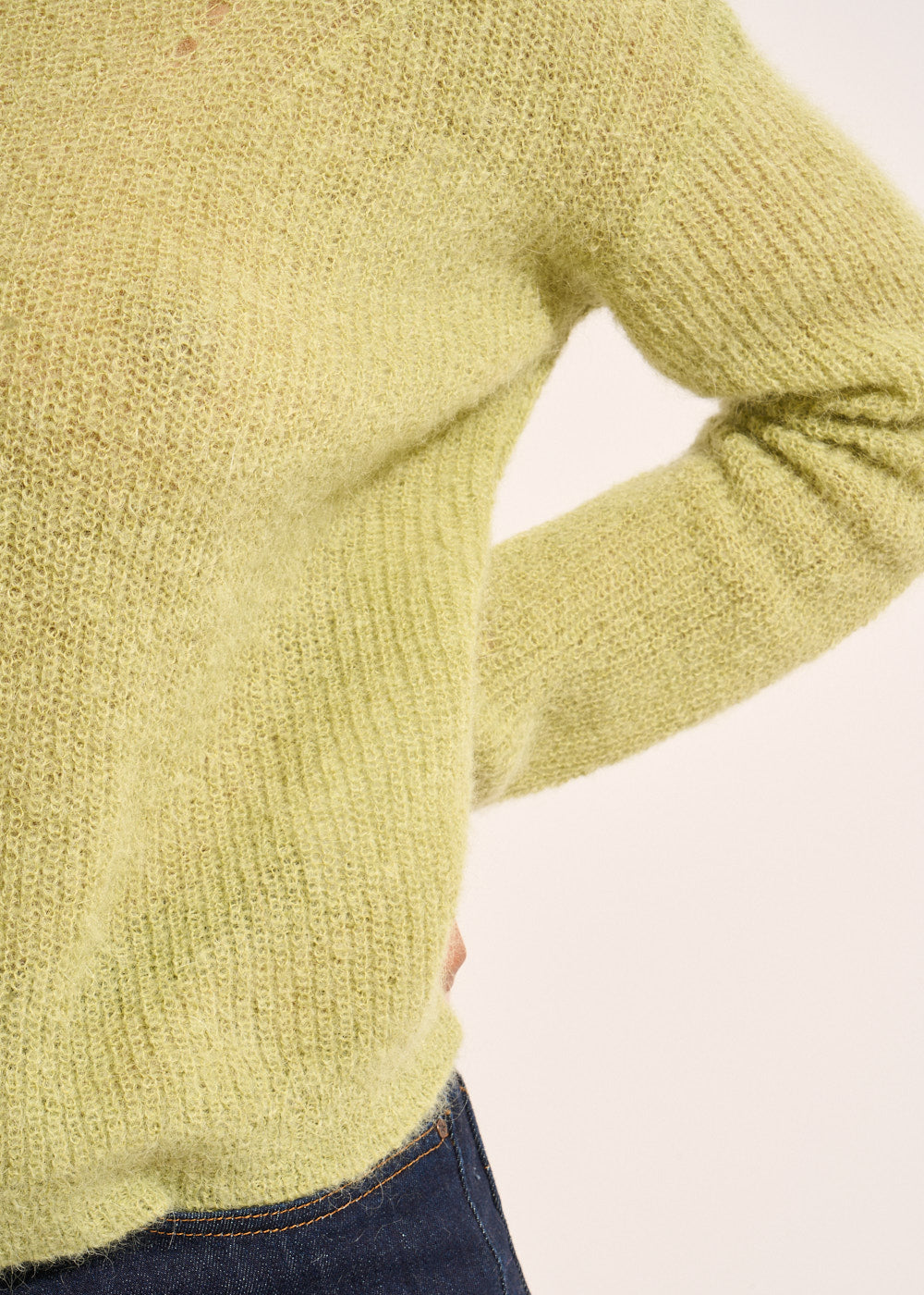 MONCOEURO Pull col rond à détails tricotés - 4 - Sud Express - Sud Express