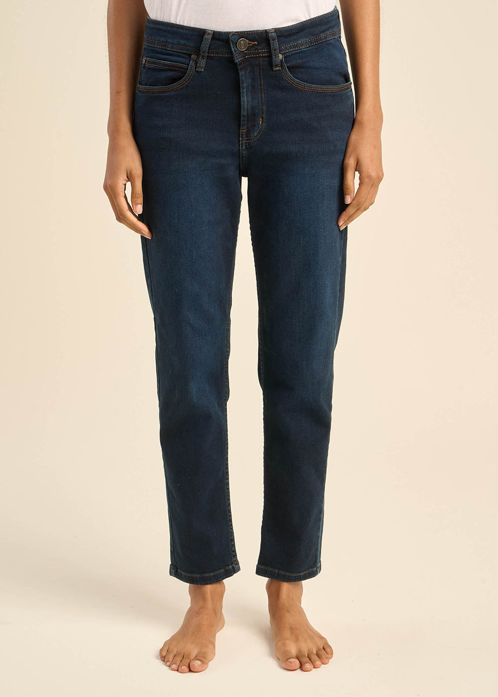 Jean boyfriend à taille médium - Sud Express - 5 - Sud Express