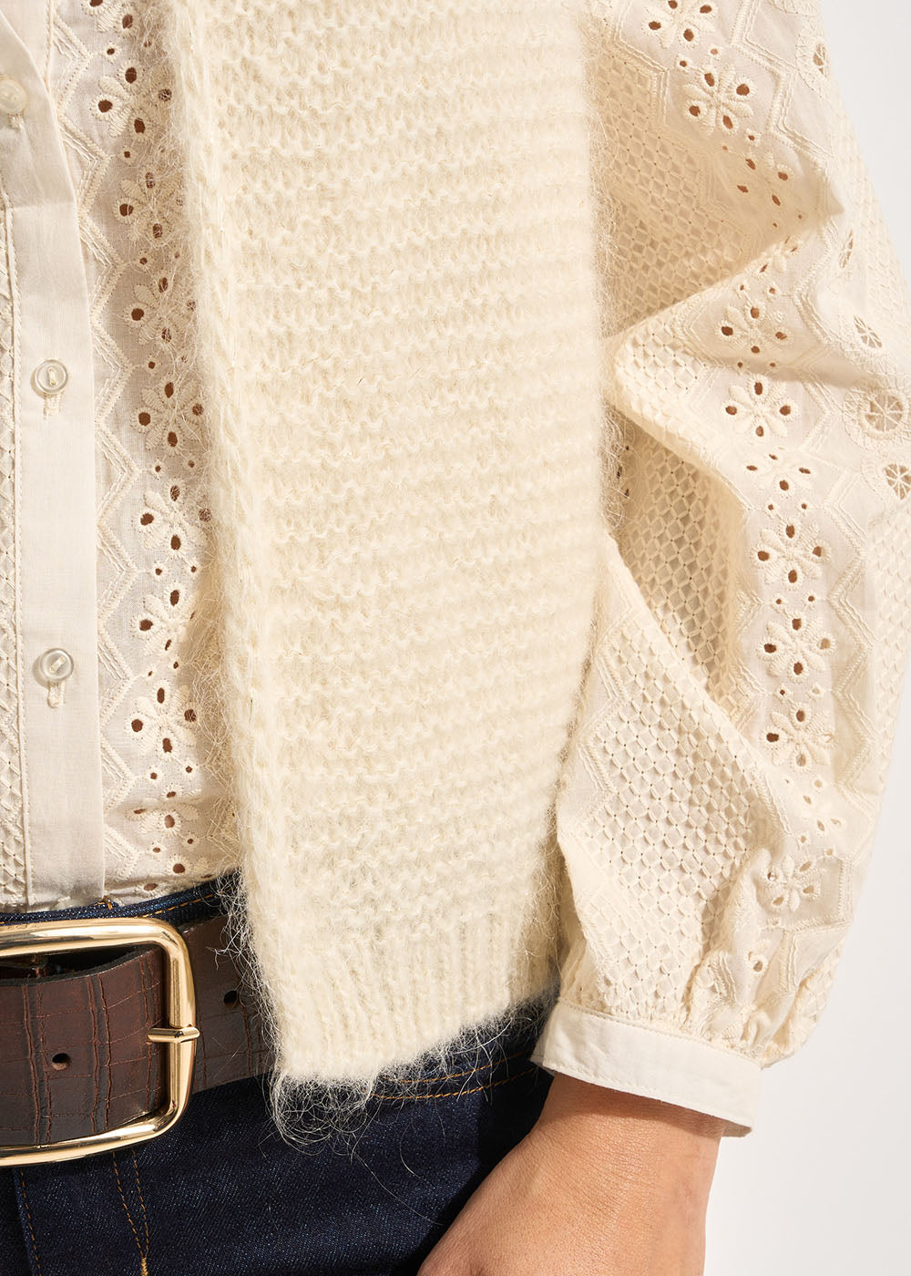 GOTANAX Gilet sans manches en mohair fils métallisés - 4 - Sud Express - Sud Express