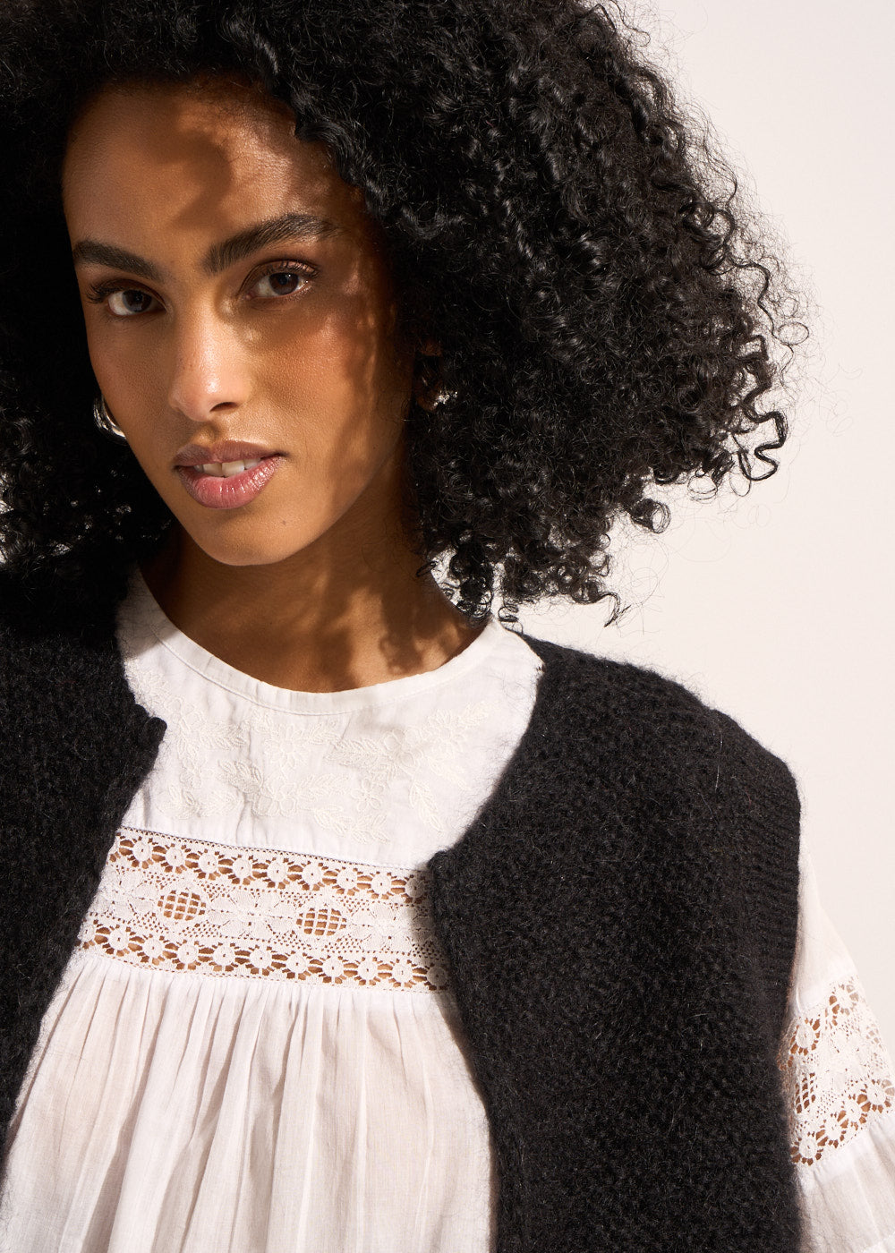 GOTANAX Gilet sans manches en mohair fils métallisés - 2 - Sud Express - Sud Express