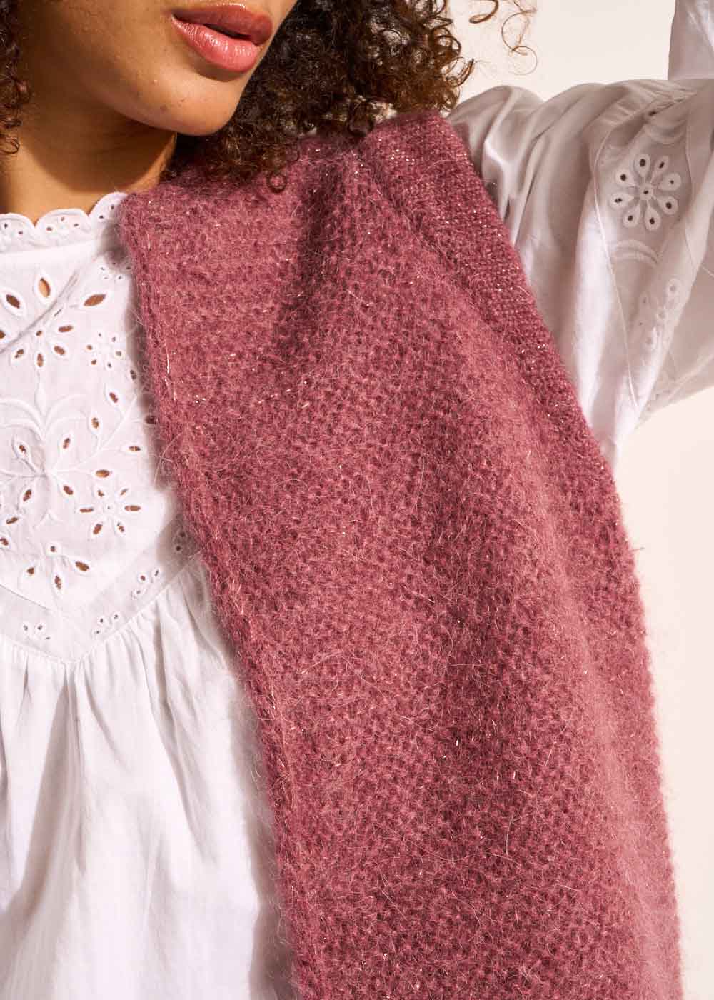 GOTANAX Gilet sans manches en mohair fils métallisés - 2 - Sud Express - Sud Express