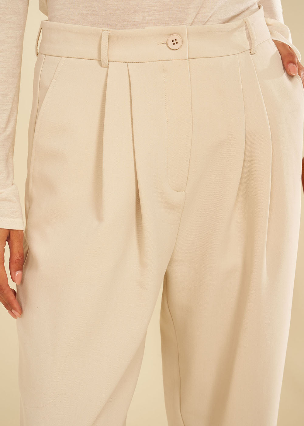 PASALTA Pantalon tailleur taille haute - 2 - Sud Express - Sud Express