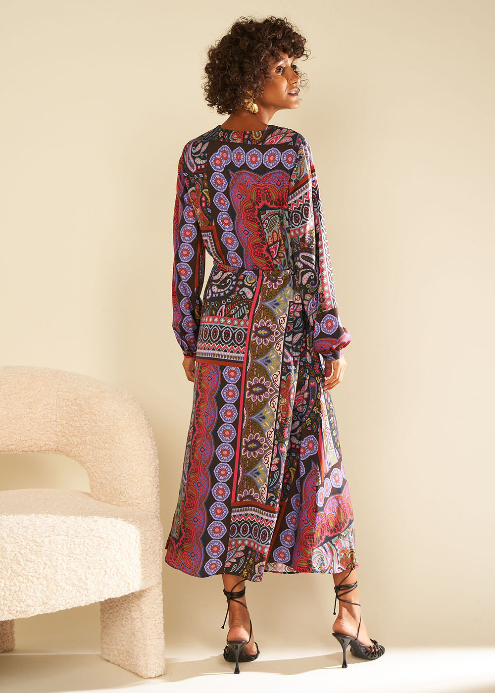 RALAGE Robe longue imprimée - 2 - Sud Express - Sud Express
