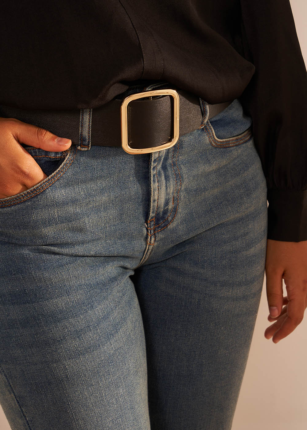 CELLIA Ceinture en faux cuir lisse - 2 - Sud Express - Sud Express