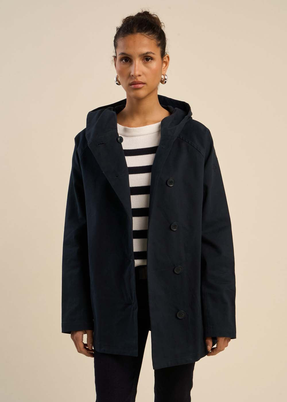 VACKYA Trench à capuche - 1 - Sud Express - Sud Express