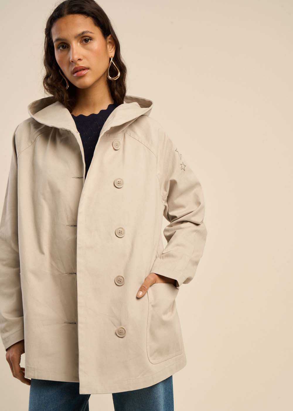 VACKYA Trench à capuche - 1 - Sud Express - Sud Express