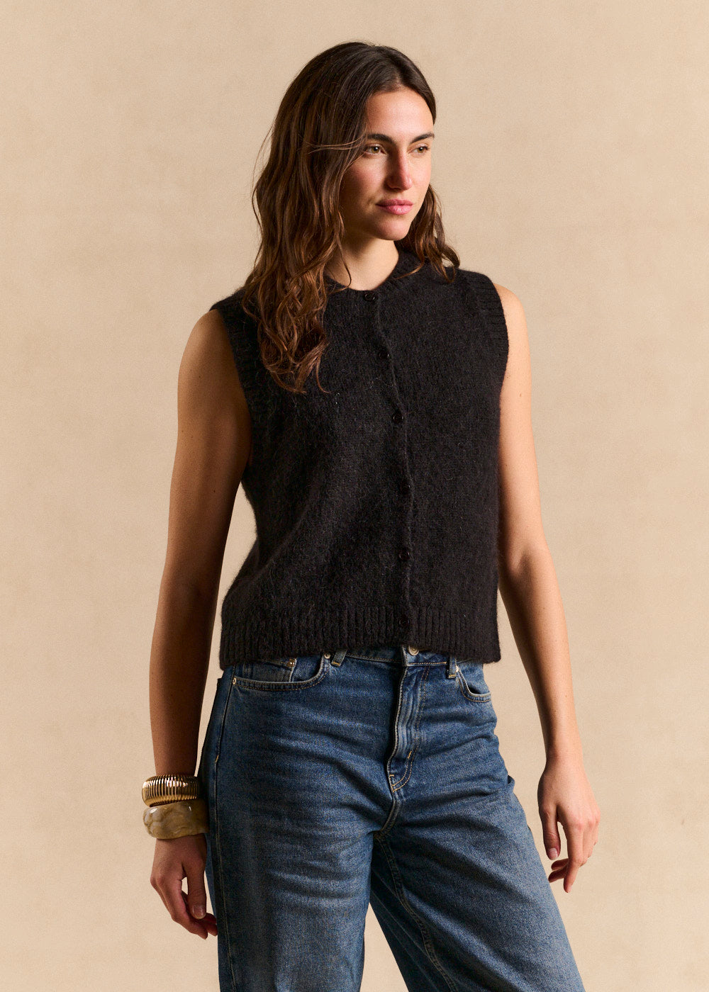 Gilet sans manches alpaga et lurex - Sud Express - 4 - Sud Express