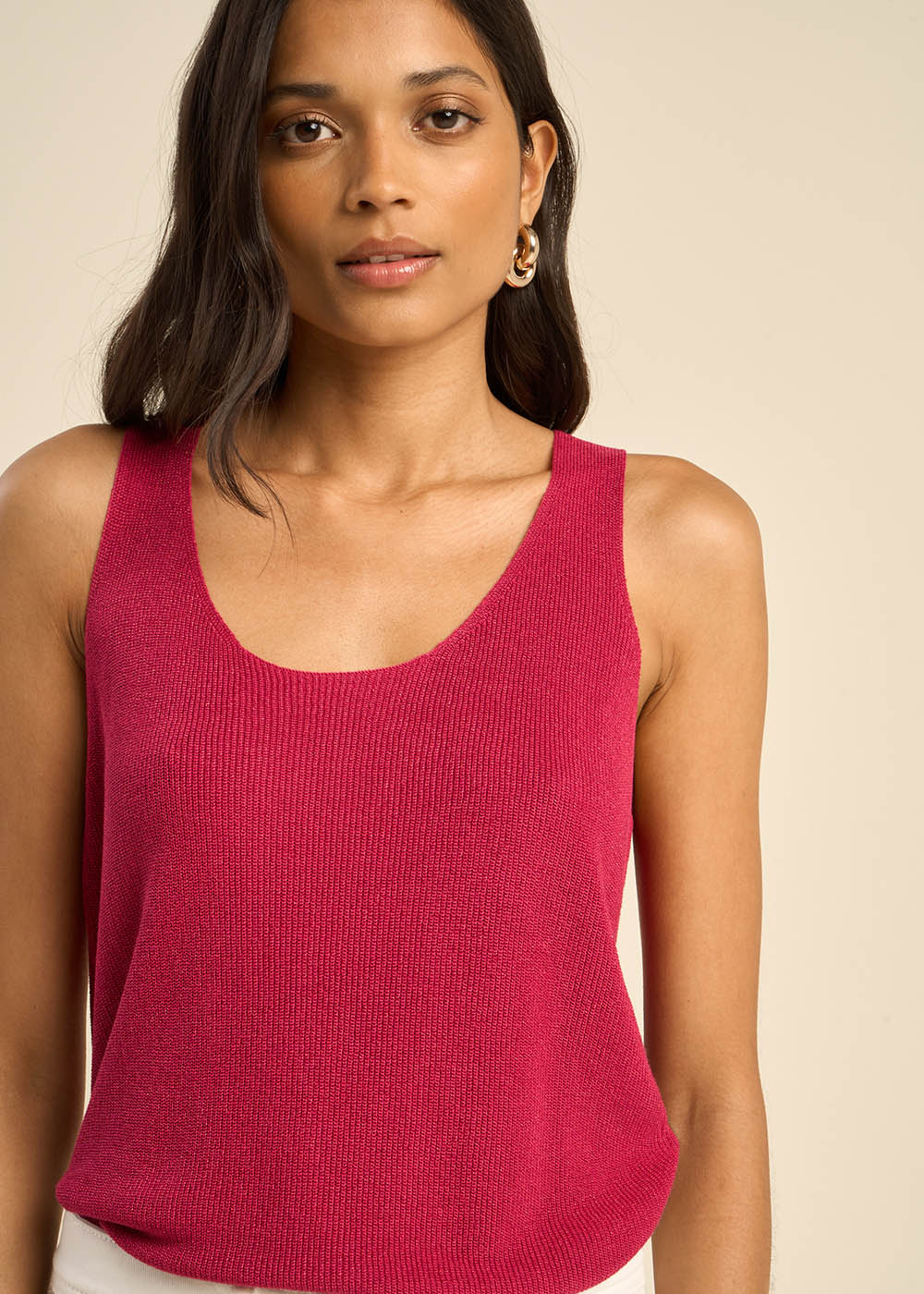 DIBA Débardeur scintillant en maille - 1 - Sud Express - Sud Express