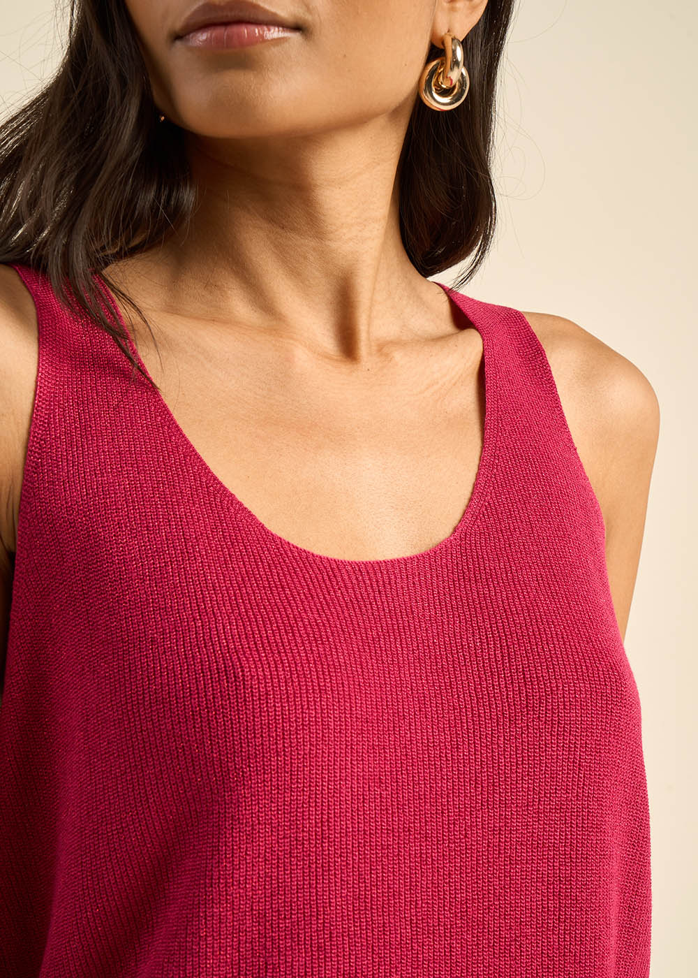 DIBA Débardeur scintillant en maille - 2 - Sud Express - Sud Express