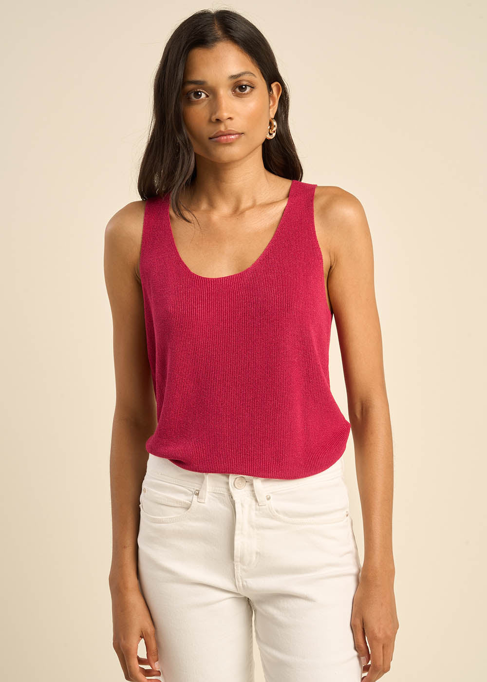 Débardeur scintillant en maille - Sud Express - 5 - Sud Express