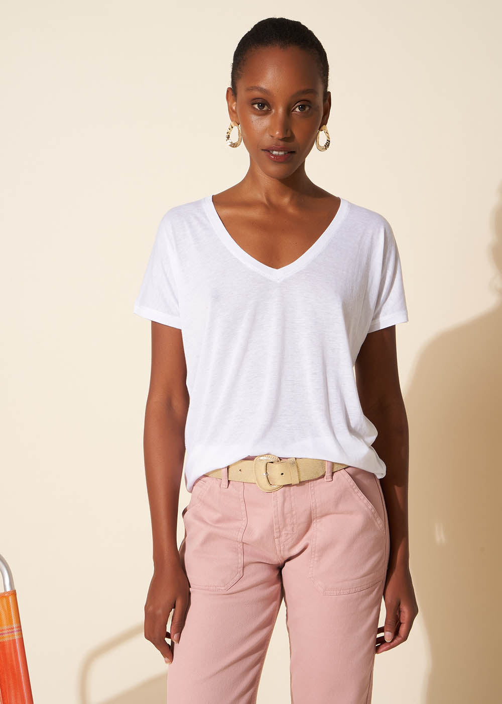 TELIZO Tee-shirt oversize col V - 4 - Sud Express - Sud Express