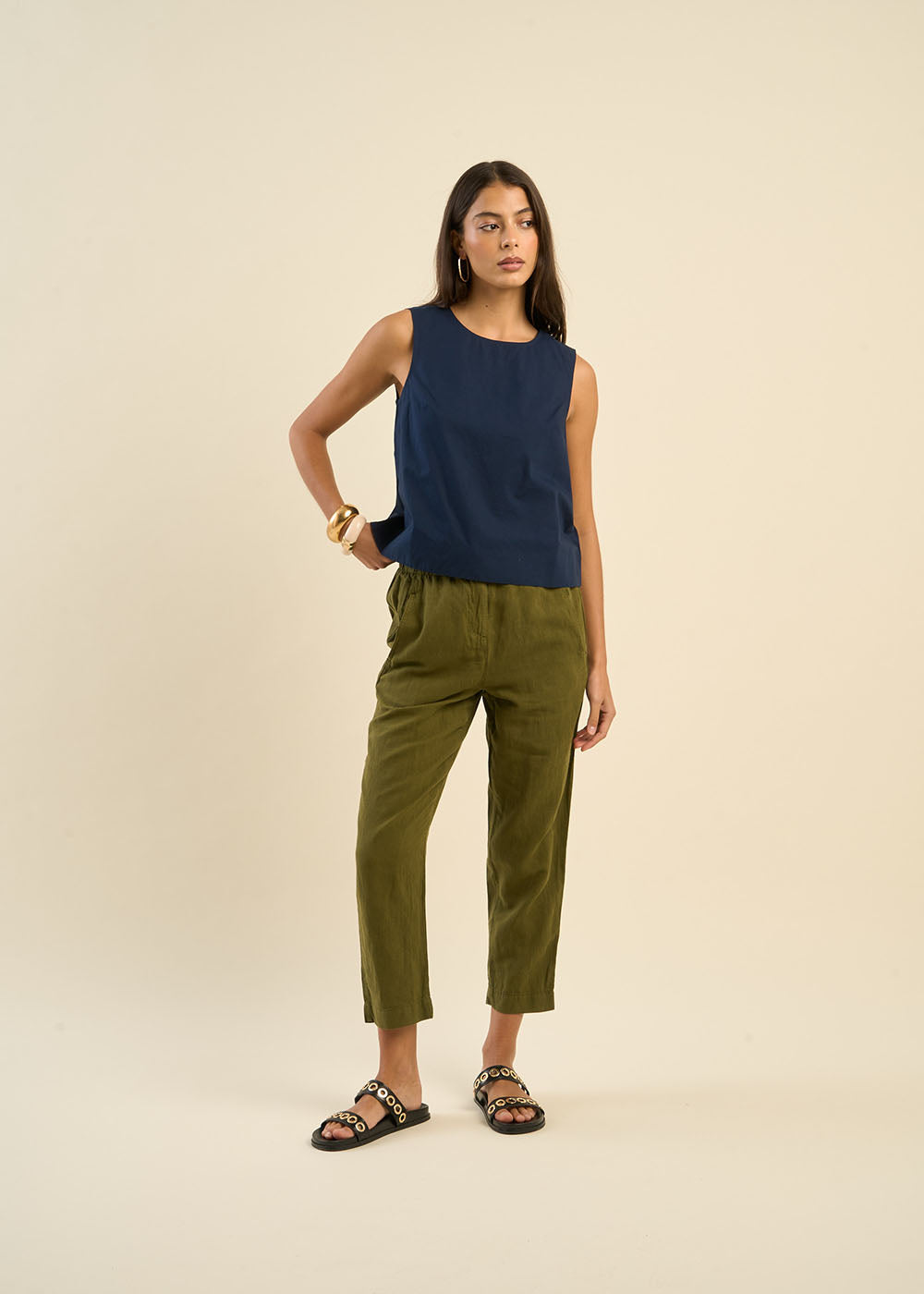 Pantalon slouchy 7/8 - Sud Express - 1 - Sud Express