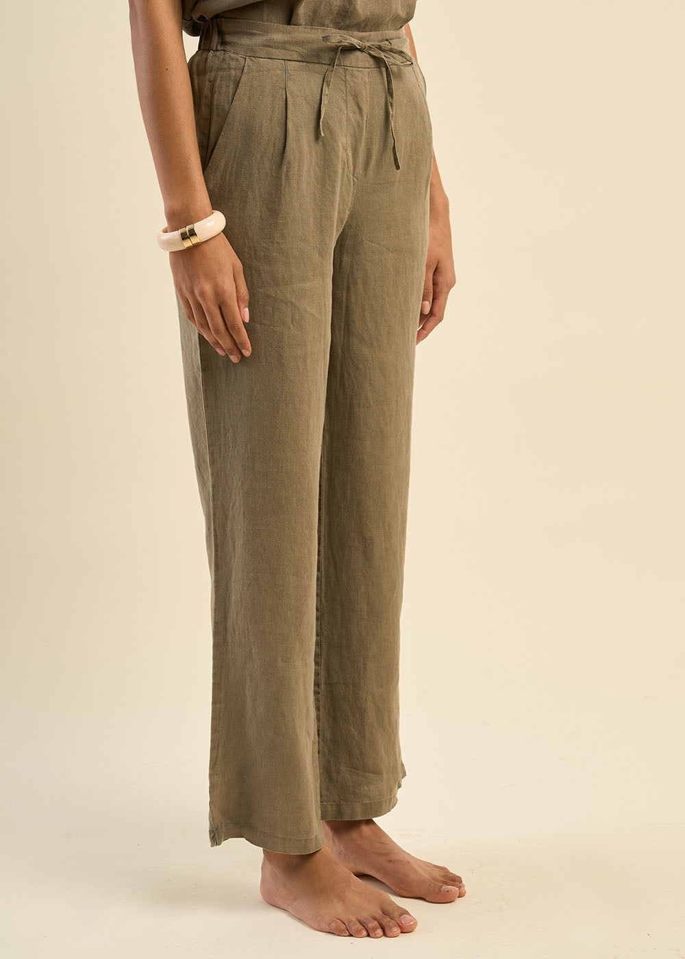 Pantalon en lin - Sud Express - 6 - Sud Express