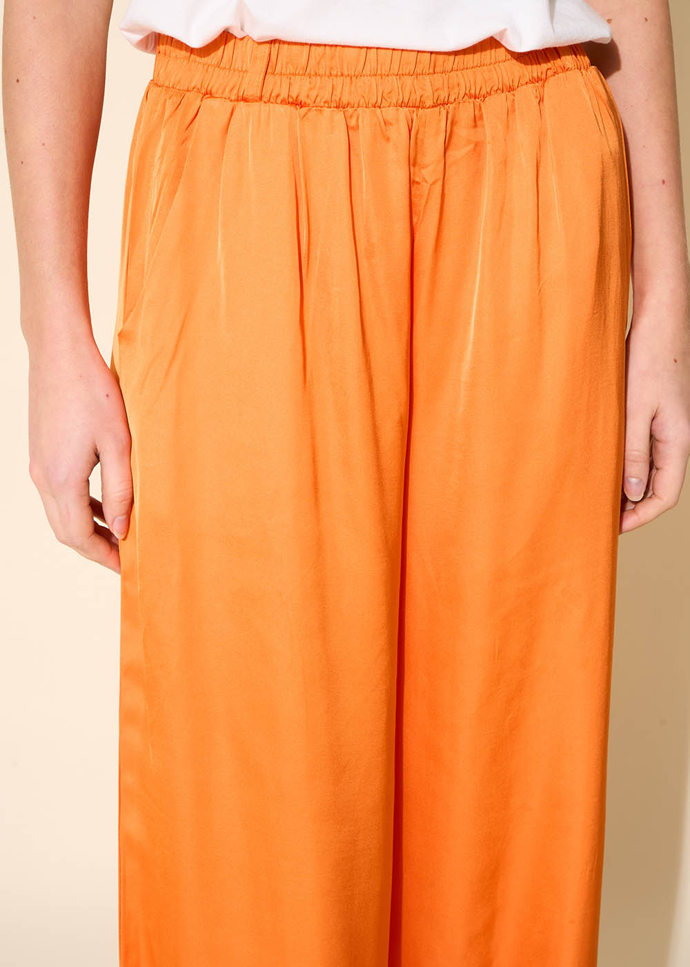 PAROCKY Pantalon large en satin - 2 - Sud Express - Sud Express