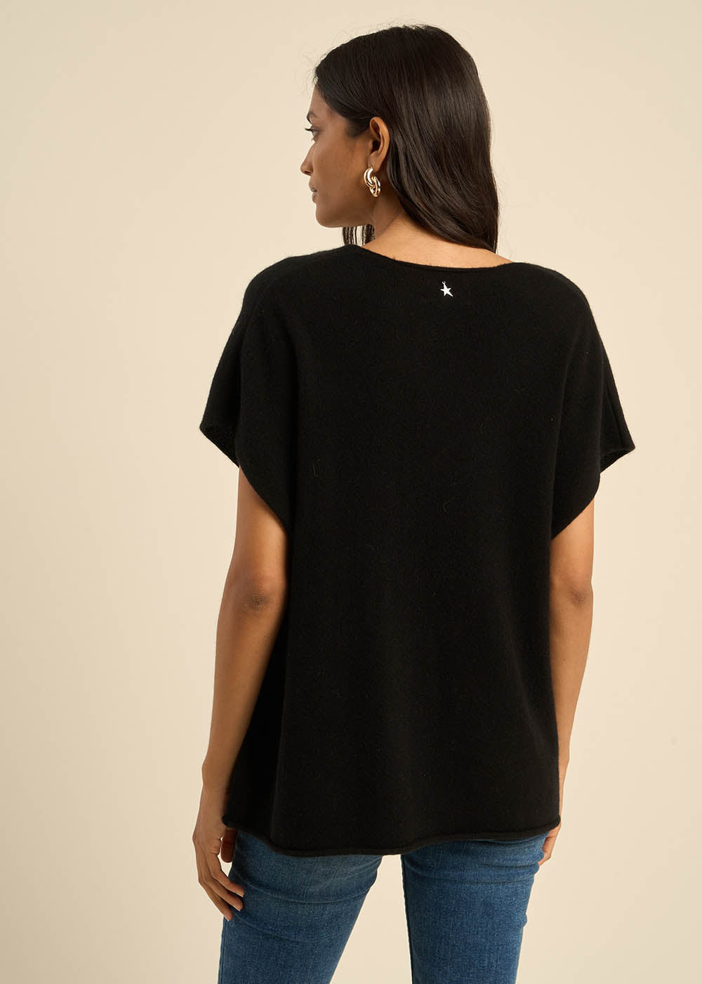 MAELLO Pull manches courtes en cachemire - 3 - Sud Express - Sud Express