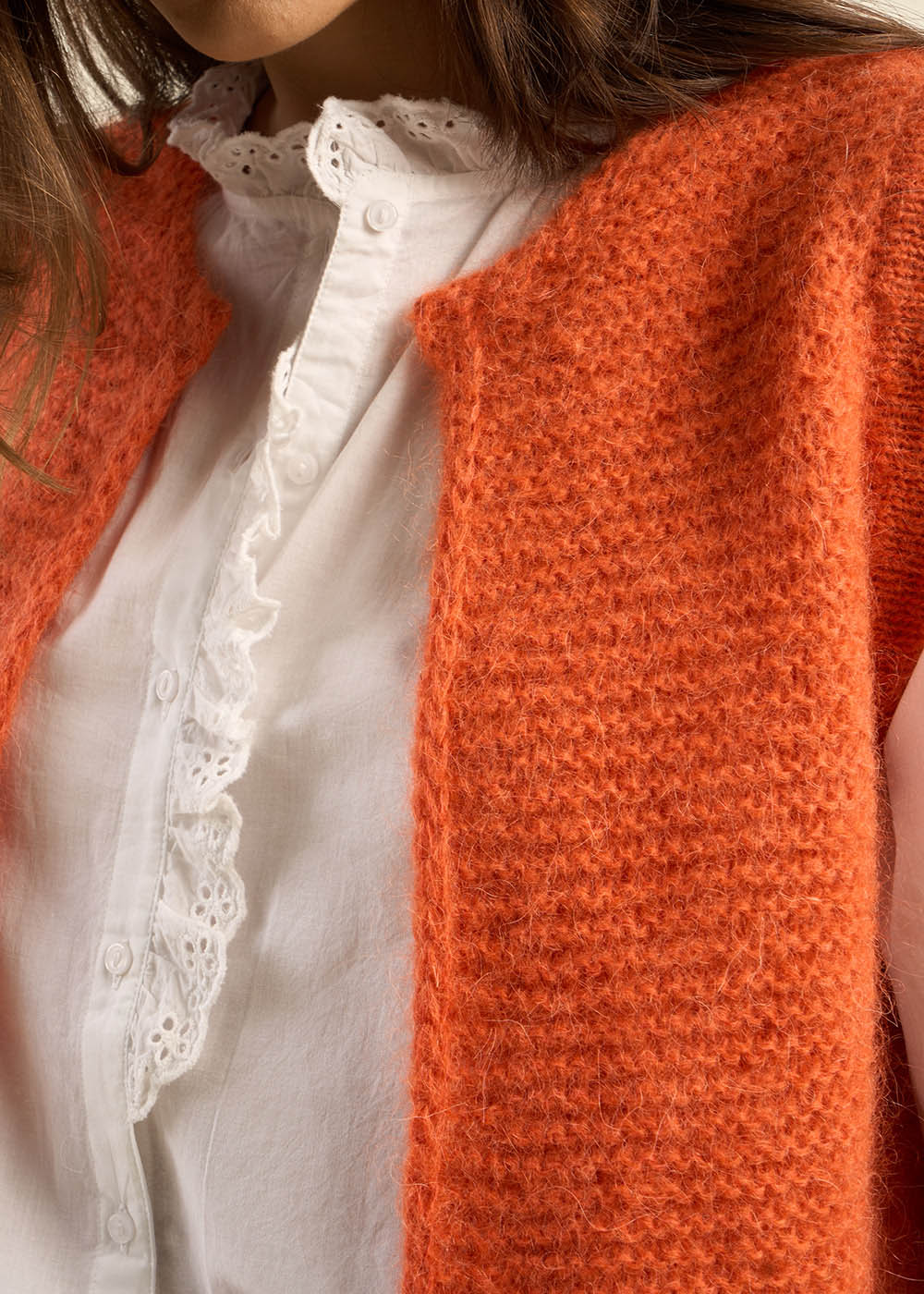 GOTANA Gilet court sans manches en mohair - 2 - Sud Express - Sud Express