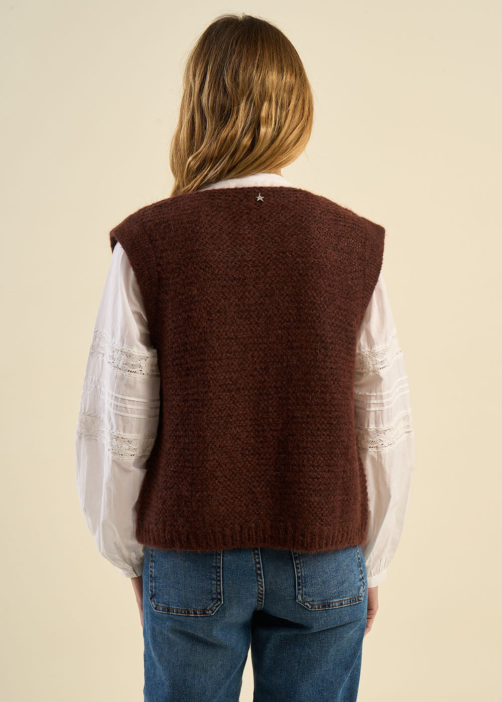 GOTANA Gilet court sans manches en mohair - 3 - Sud Express - Sud Express