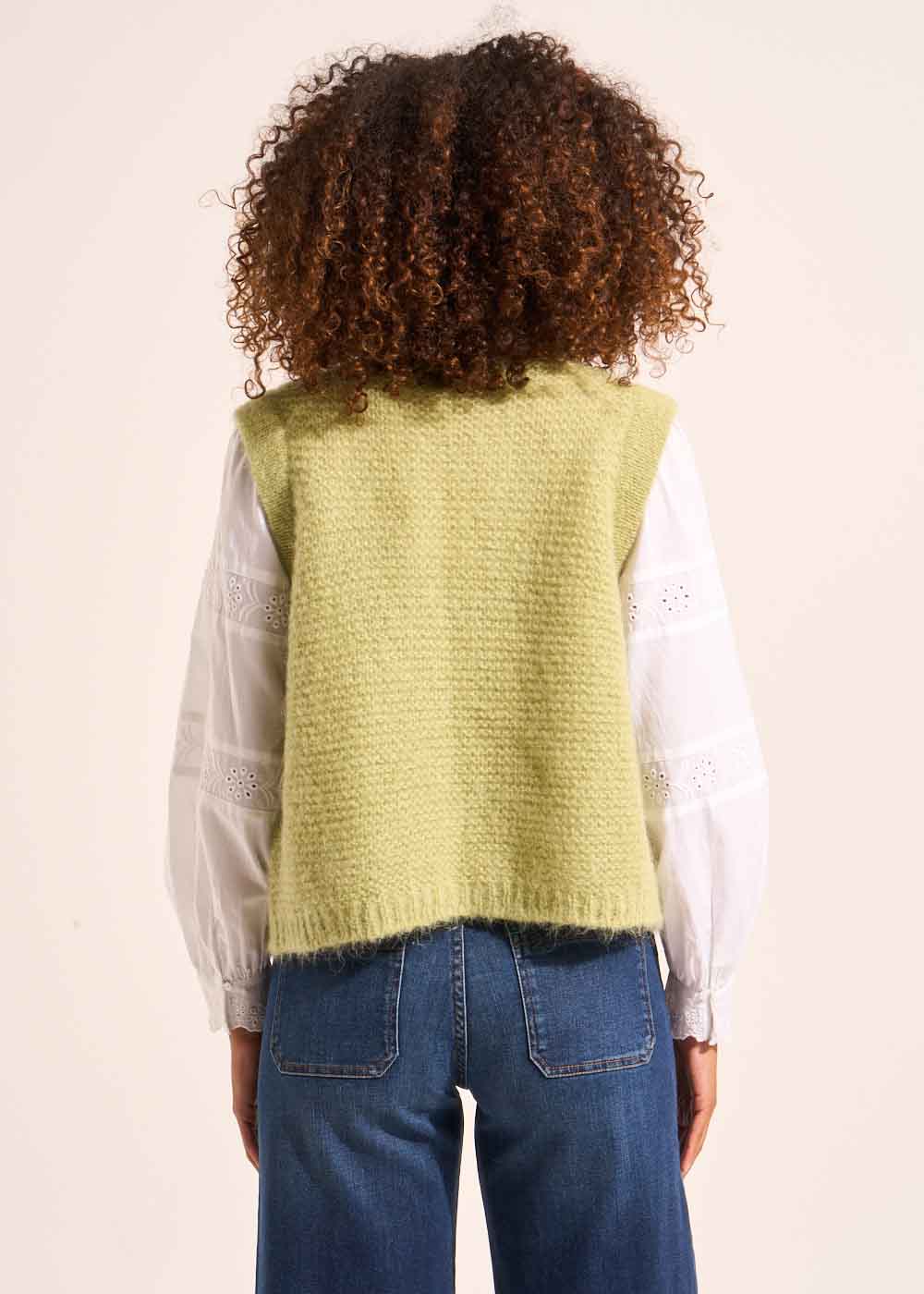 GOTANA Gilet court sans manches en mohair - 3 - Sud Express - Sud Express
