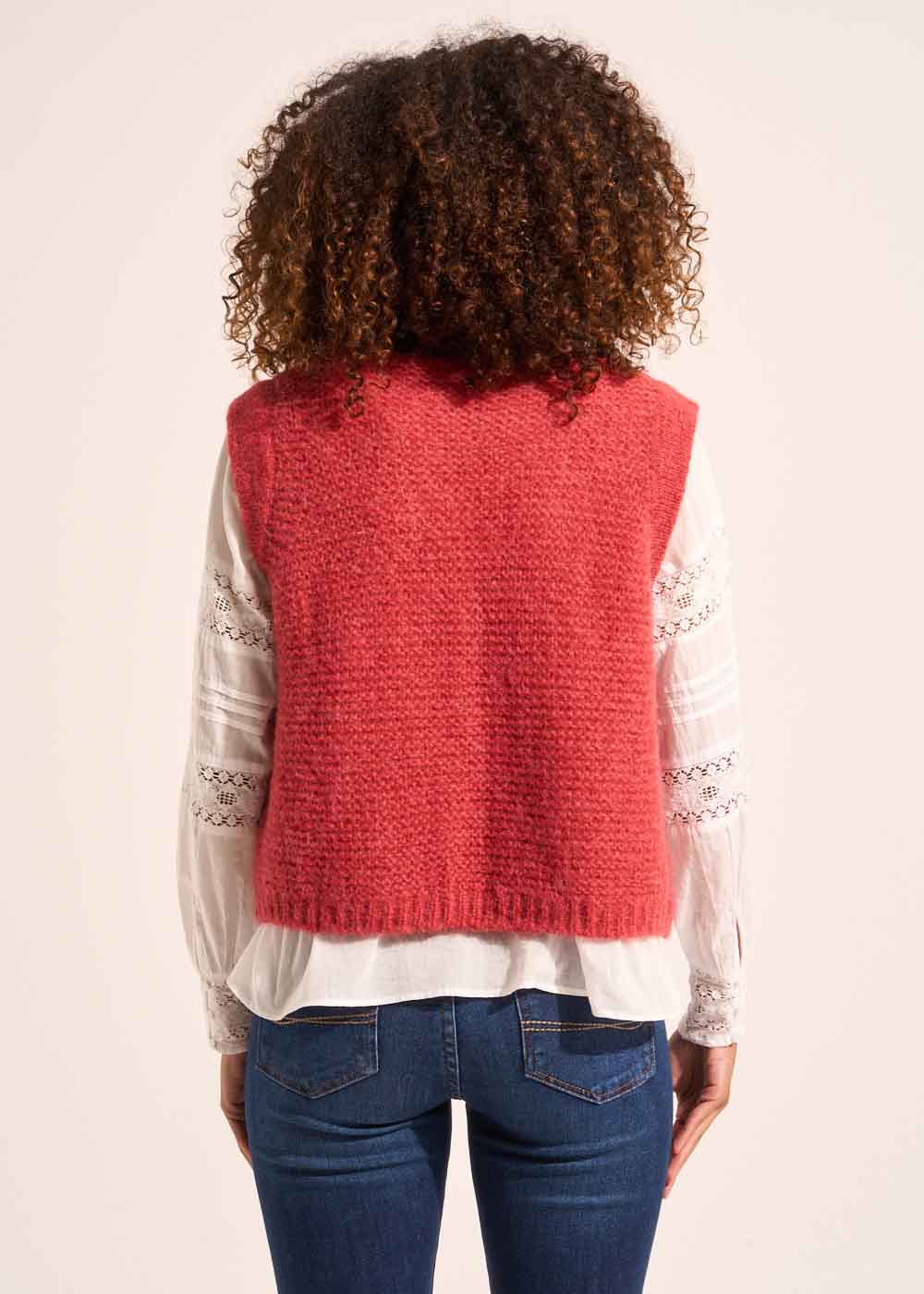 GOTANA Gilet court sans manches en mohair - 3 - Sud Express - Sud Express