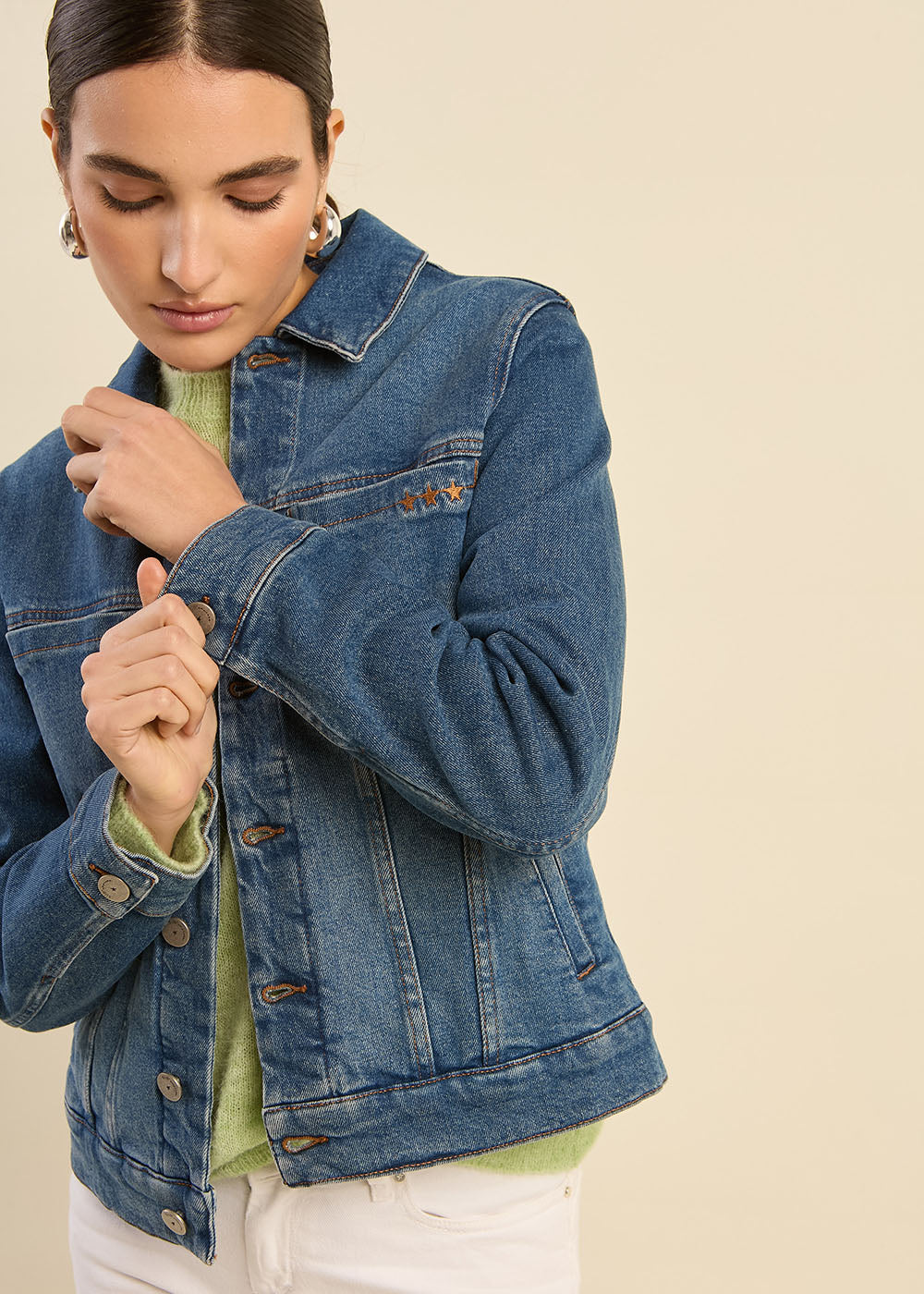 Veste en jean denim - Sud Express - 5 - Sud Express