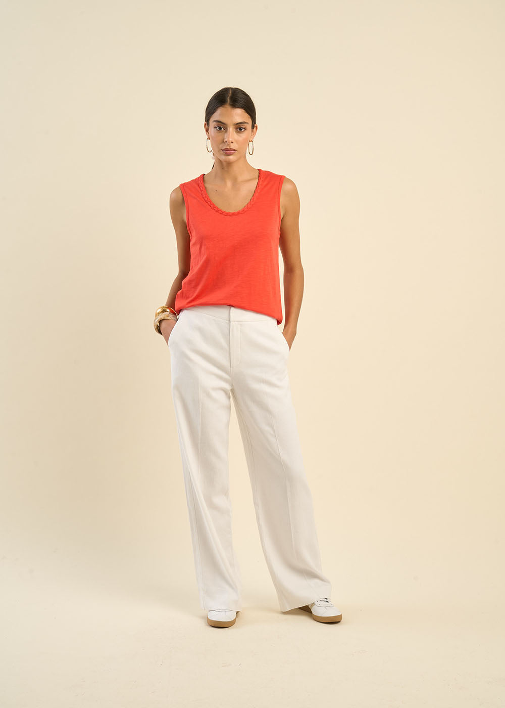 PARTENA Pantalon de costume contenant du lin - 2 - Sud Express - Sud Express