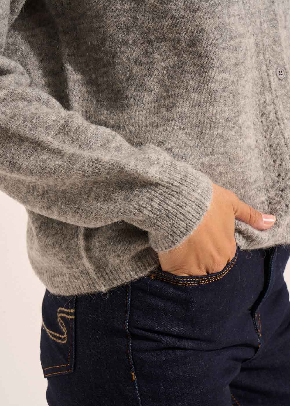 GABY Gilet ajouté à col rond - 4 - Sud Express - Sud Express