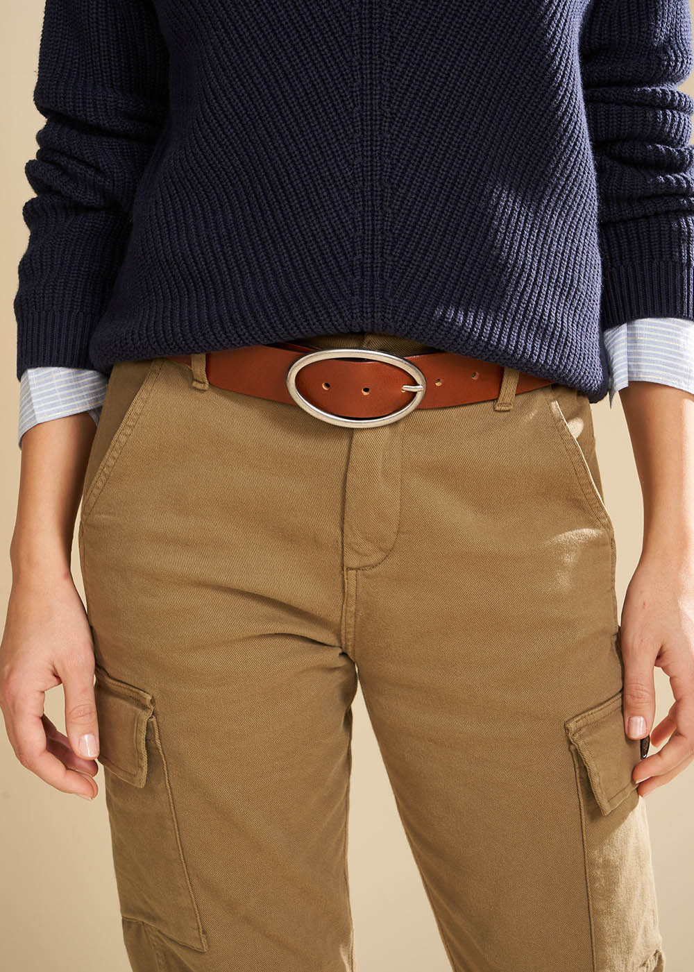 CODY Ceinture à boucle argentée - 2 - Sud Express - Sud Express