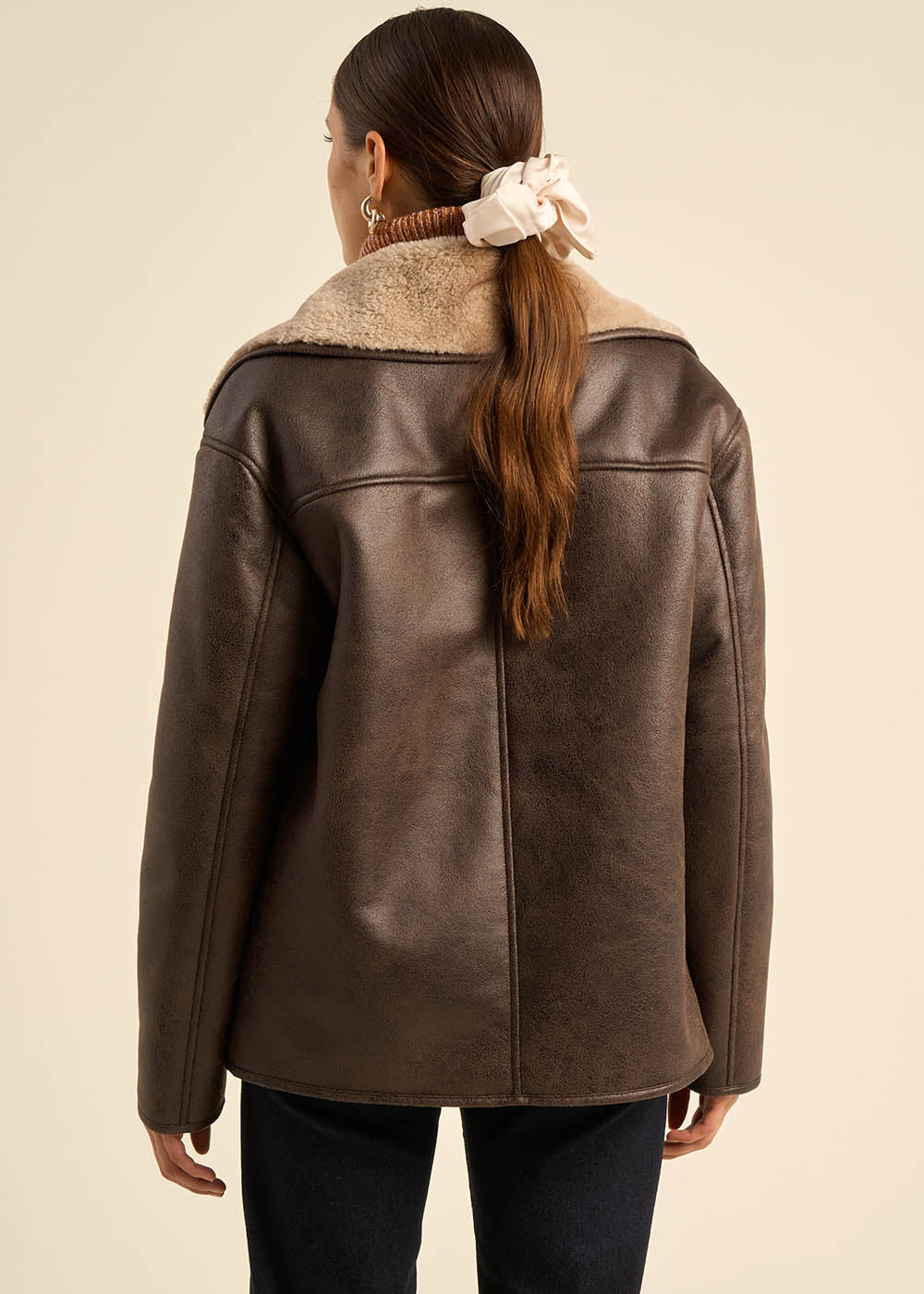 MOUNTAIN Veste en fausse peau lainée - 3 - Sud Express - Sud Express