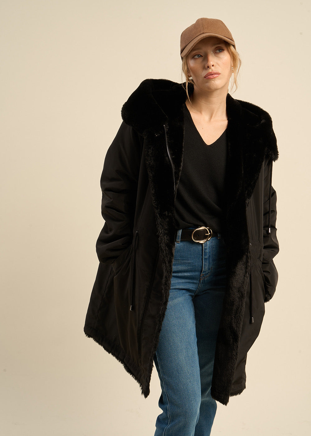 Parka bi-matière réversible - Sud Express - 5 - Sud Express