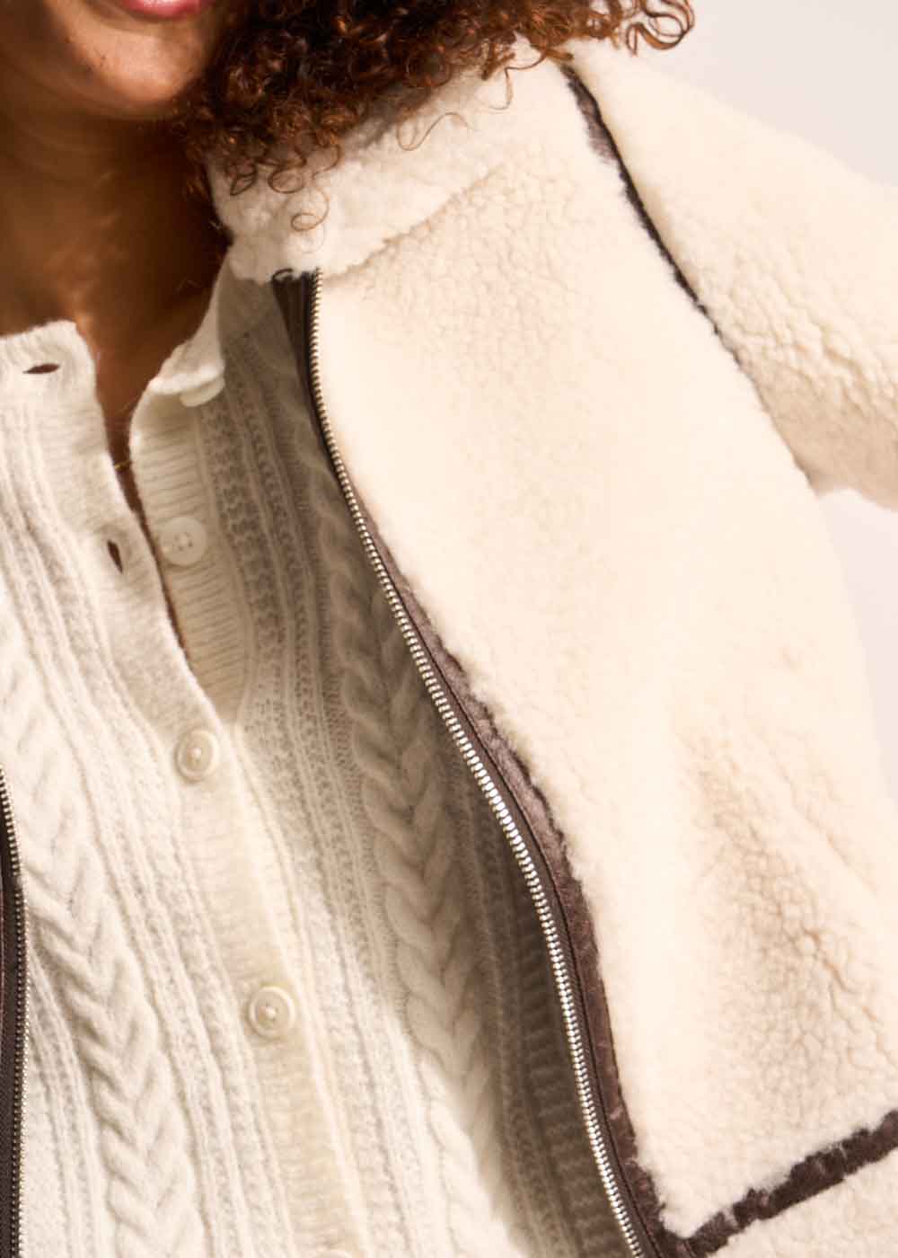 Blouson en fausse fourrure - Sud Express - 6 - Sud Express