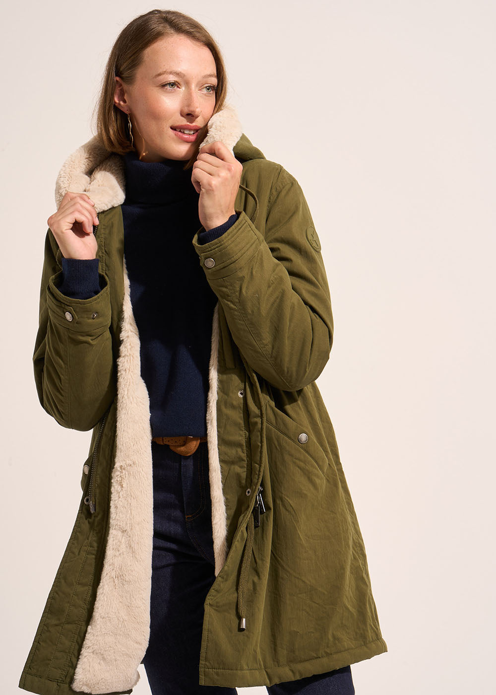 VAKILA Parka longue à capuche - 1 - Sud Express - Sud Express