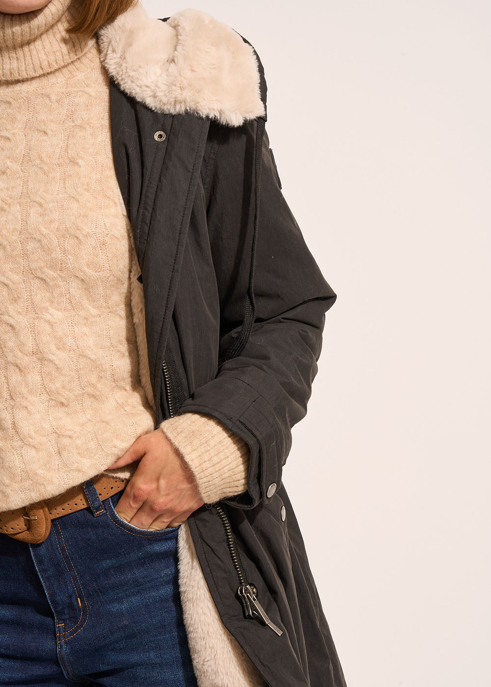 VAKILA Parka longue à capuche - 4 - Sud Express - Sud Express