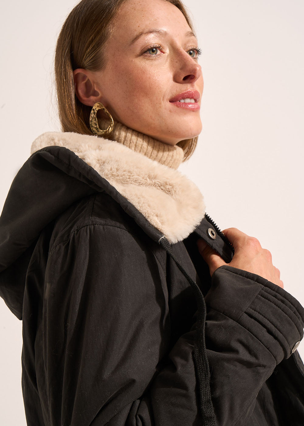 Parka longue à capuche - Sud Express - 5 - Sud Express