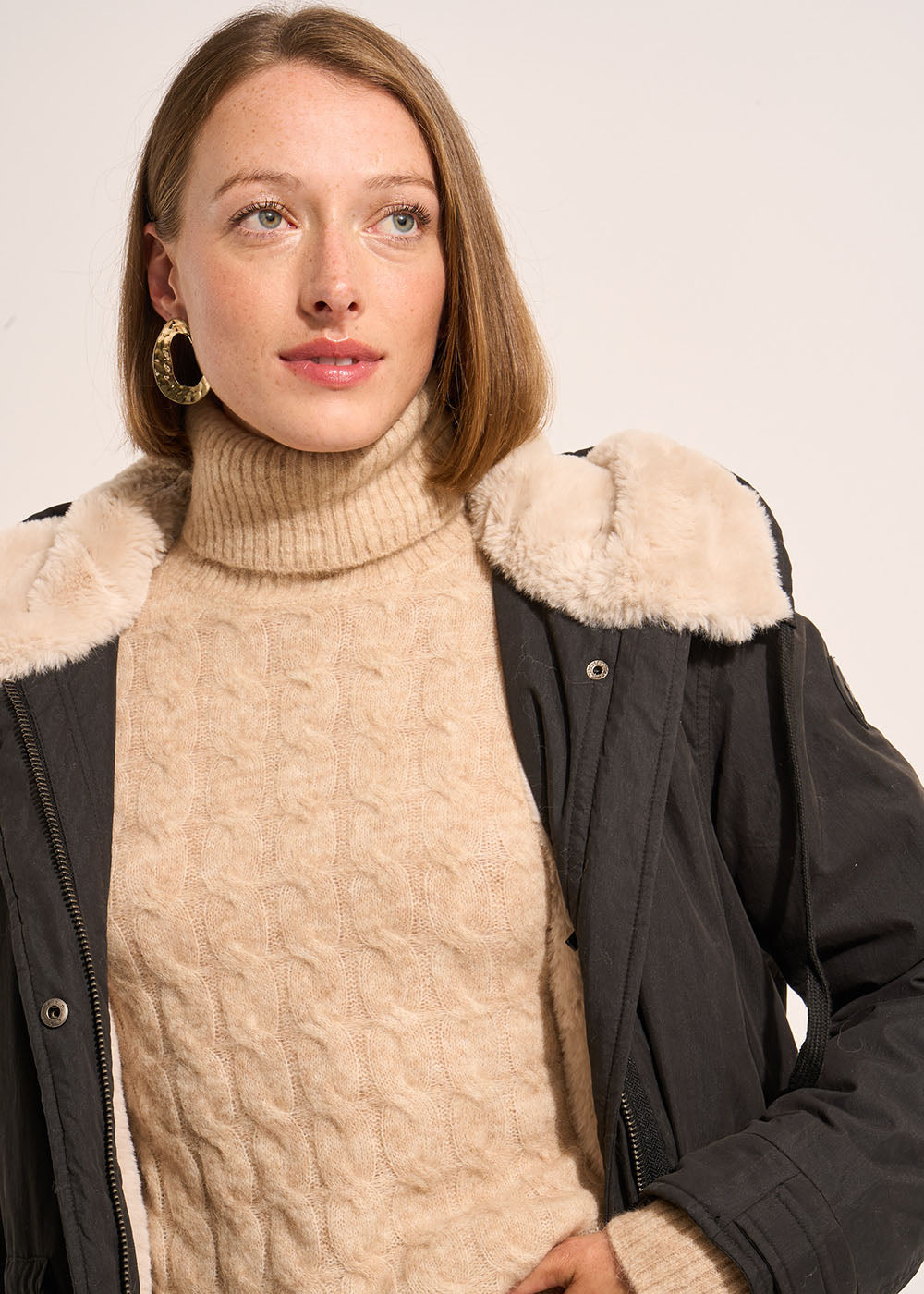 Parka longue à capuche - Sud Express - 7 - Sud Express