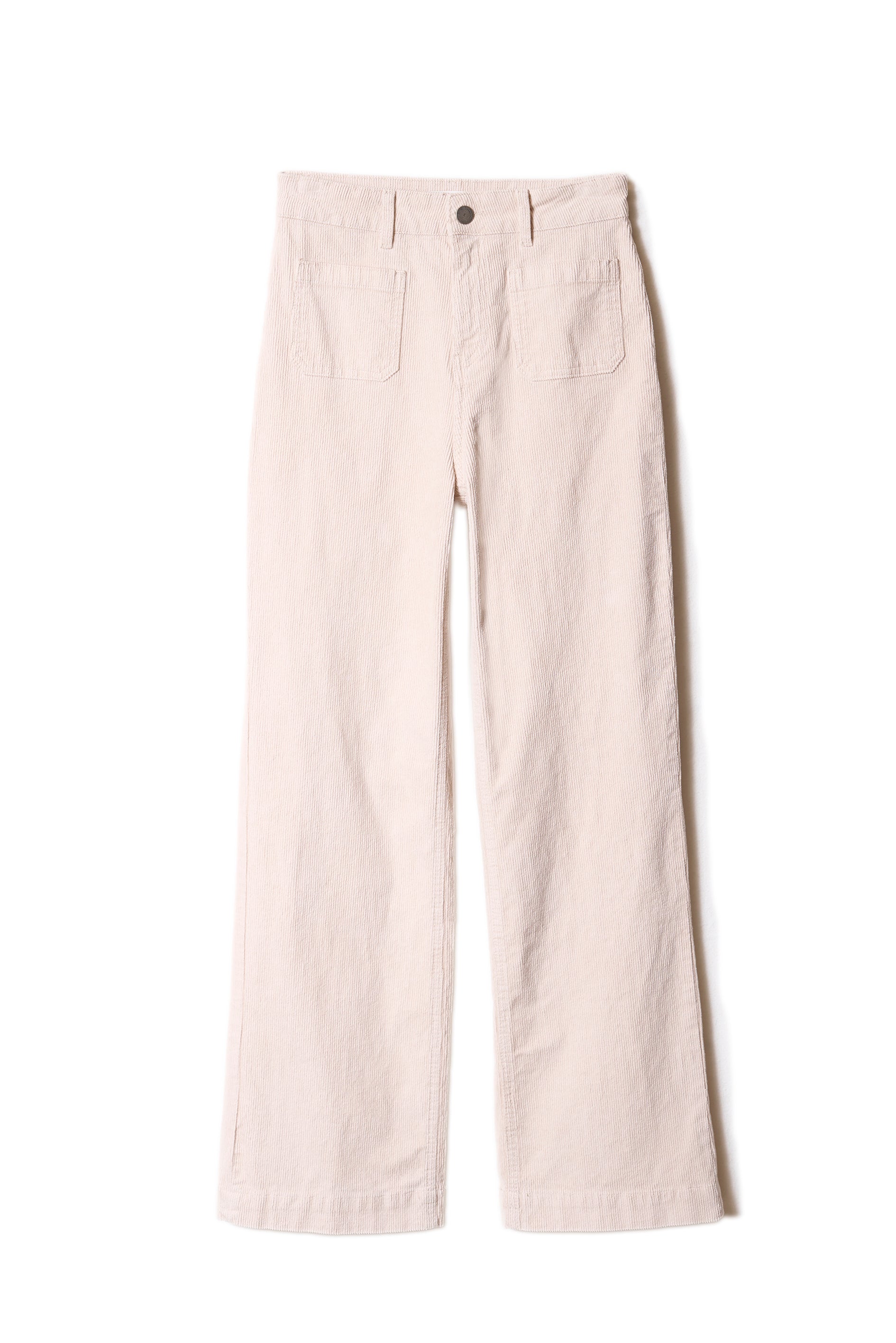 Pantalon large en velours de coton 700 raies taille haute - Sud Express - 7 - Sud Express