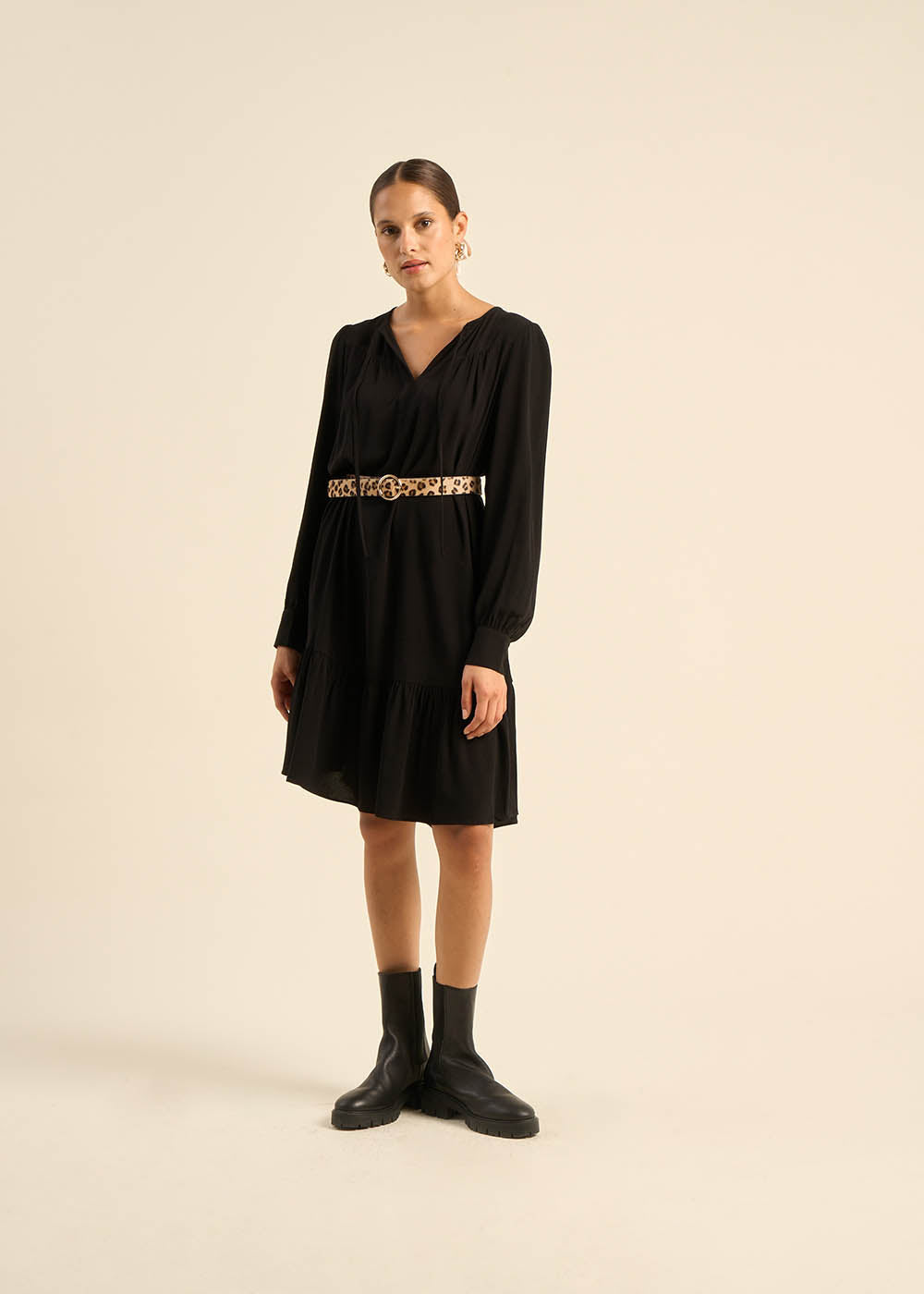 ROLEANE Robe courte à manches longues - 1 - Sud Express - Sud Express