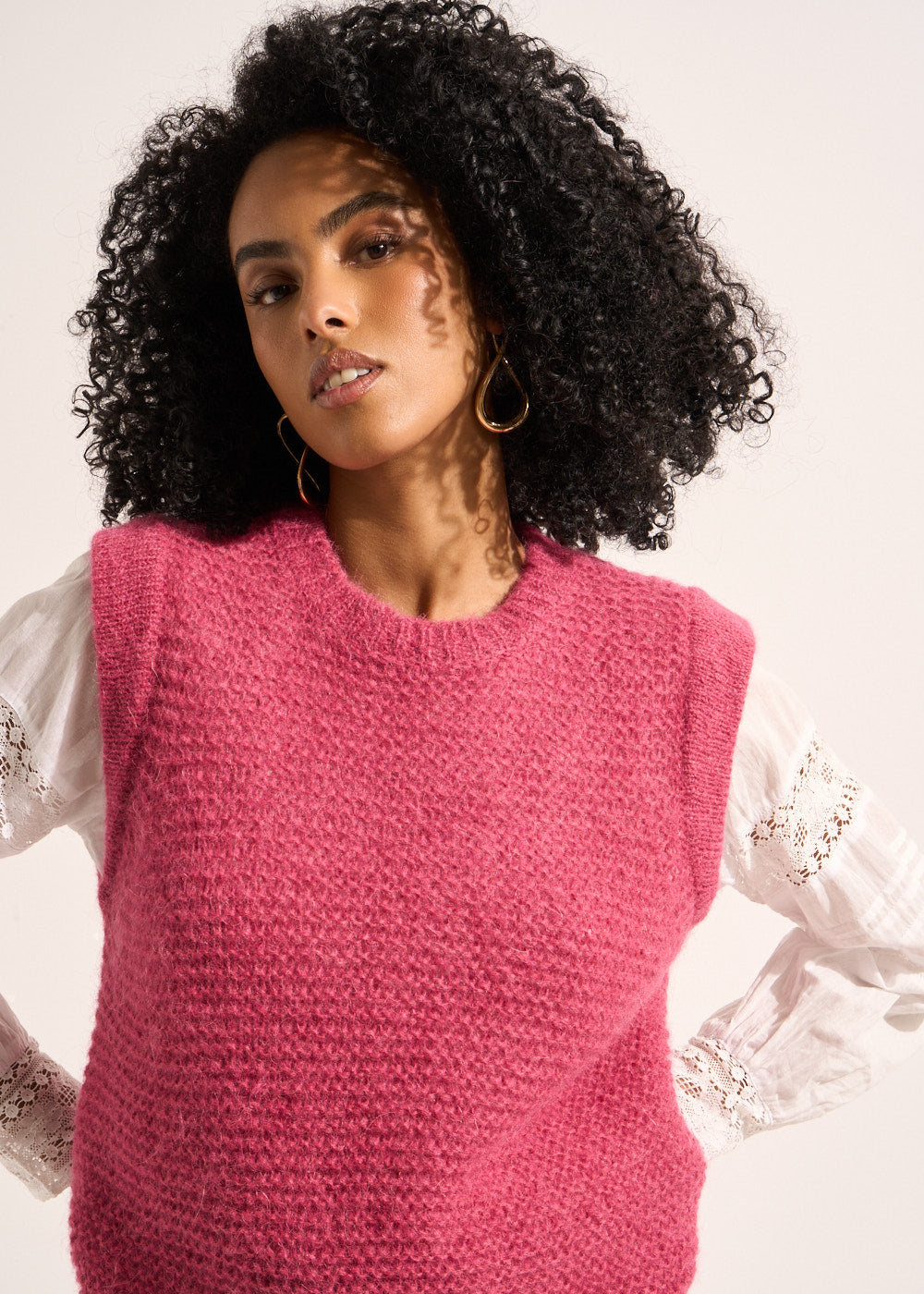 Pull à col rond sans manches - Sud Express - 5 - Sud Express