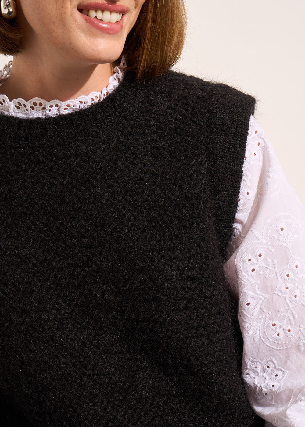 MOTANA Pull à col rond sans manches - 2 - Sud Express - Sud Express