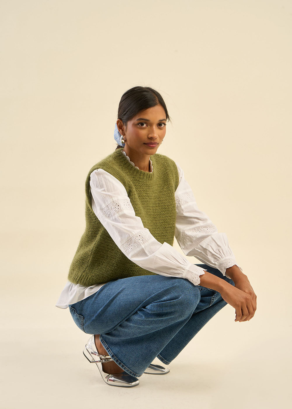 Pull à col rond sans manches - Sud Express - 5 - Sud Express