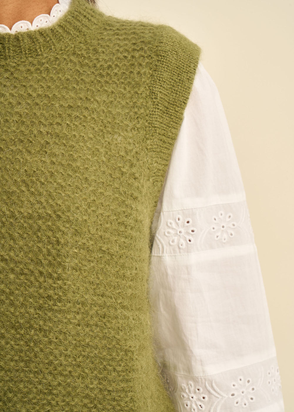 Pull à col rond sans manches - Sud Express - 7 - Sud Express