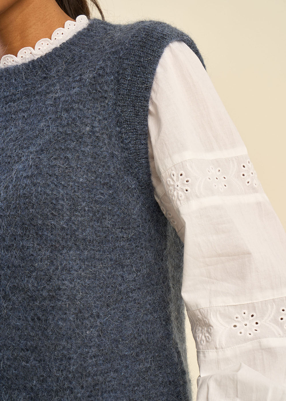 MOTANA Pull à col rond sans manches - 4 - Sud Express - Sud Express