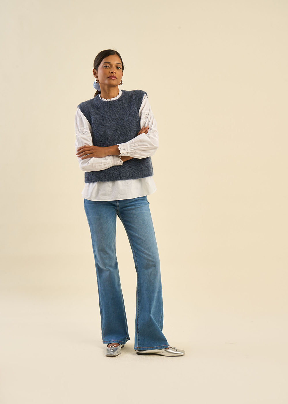 Pull à col rond sans manches - Sud Express - 7 - Sud Express