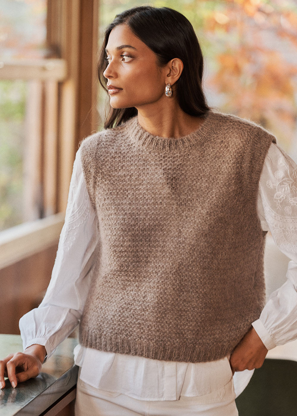 MOTANA Pull à col rond sans manches - 1 - Sud Express - Sud Express